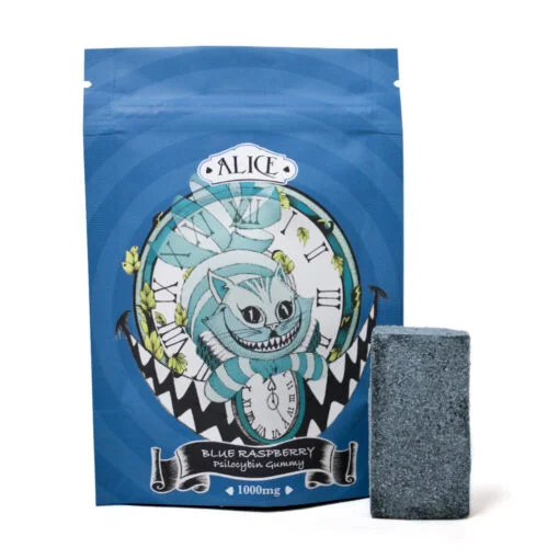 Alice Mushroom Gummy – Blue Raspberry (1000mg) Alice Mushroom Gummy – Blue Raspberry (1000mg)