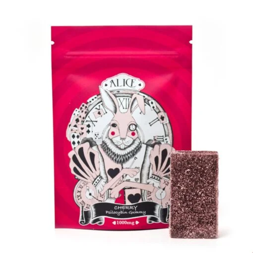 Alice Mushroom Gummy – Cherry (1000mg) Alice Mushroom Gummy – Cherry (1000mg)