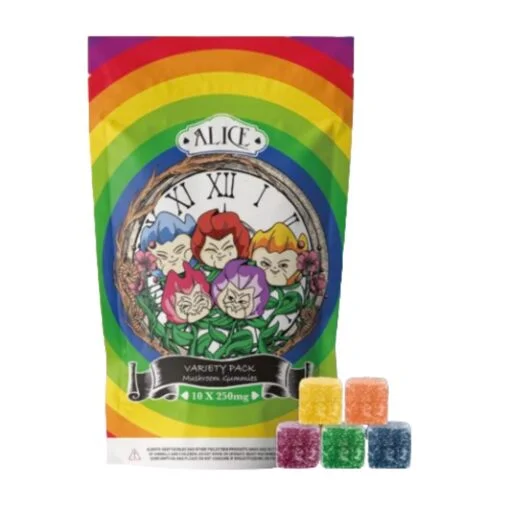 Alice Mushroom Gummy – Variety Pack (2500mg) Alice Mushroom Gummy – Variety Pack (2500mg)
