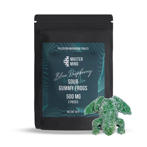 Mastermind – Blue Raspberry Sour Gummy Frogs (1000mg) Mastermind – Blue Raspberry Sour Gummy Frogs (1000mg)