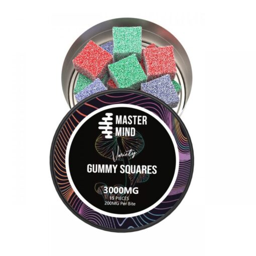 Mastermind – Variety Gummy Squares (3000mg) Mastermind – Variety Gummy Squares (3000mg)