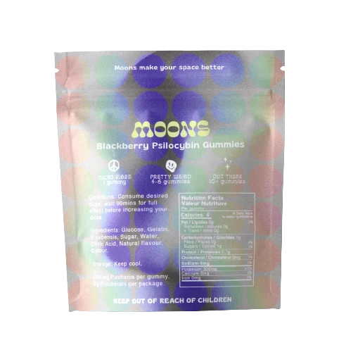 Moons Psilocybin Gummies – Blackberry (3000mg)2
