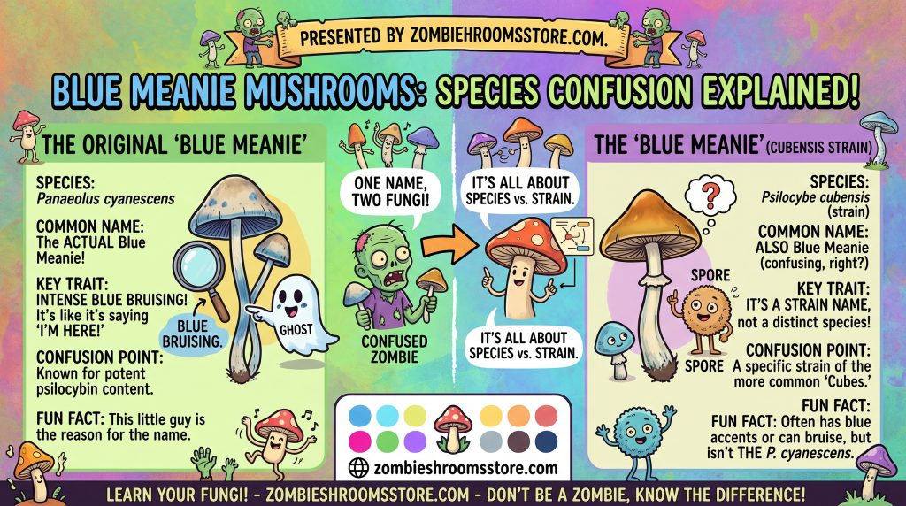 Blue Meanie Mushrooms