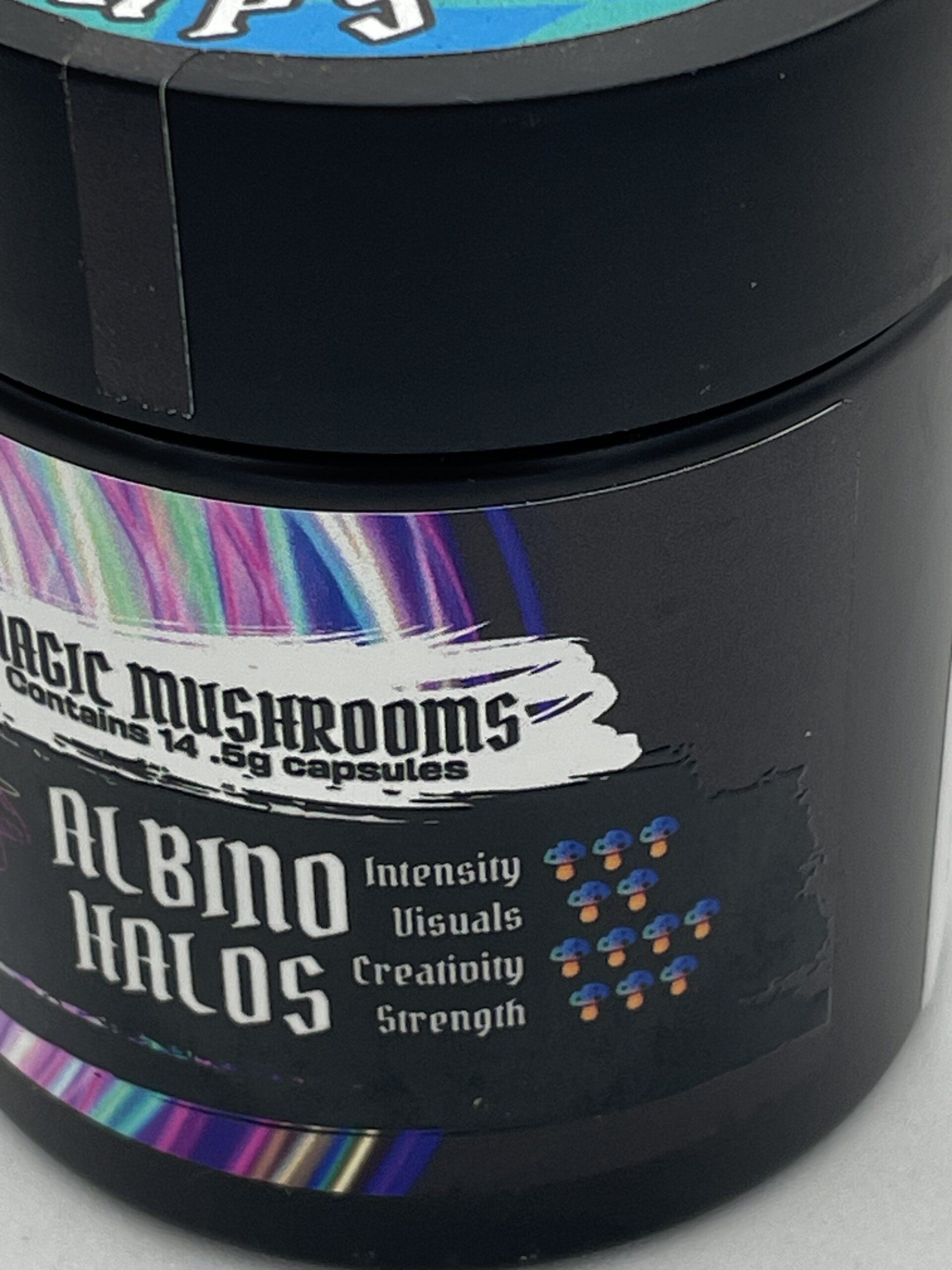 Cosmic Cap Shroom Capsules – Albino Golden Halos