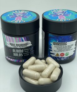 Cosmic Caps Shroom Capsules Albino Golden Halo