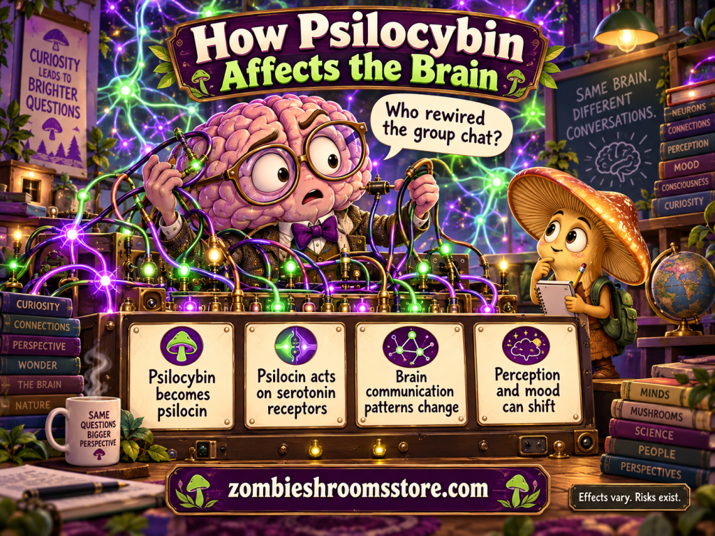 how psilocybin affects the brain