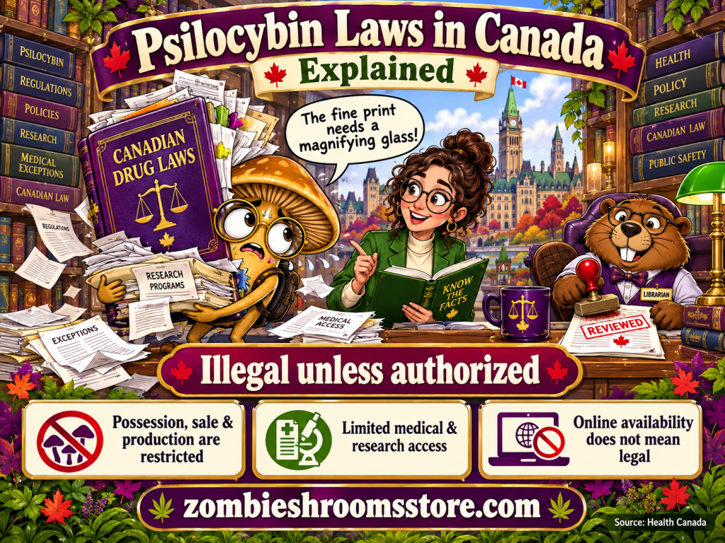 psilocybin laws in Canada explained