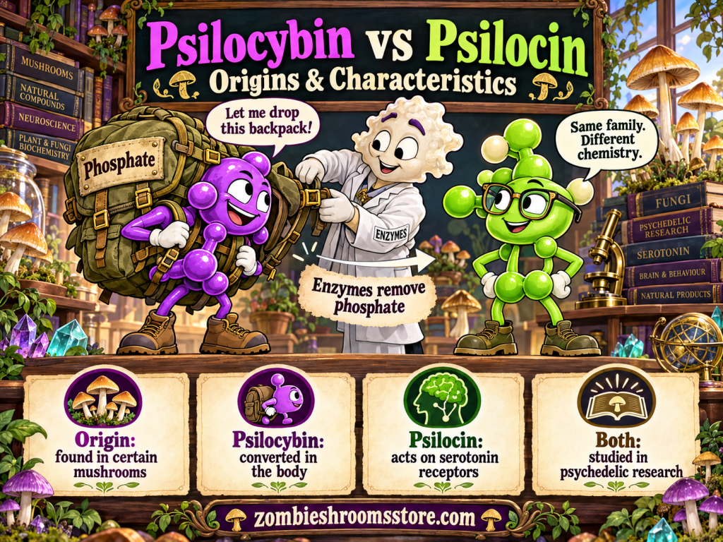 psilocybin vs psilocin explained